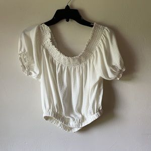 White Off the Shoulder Top